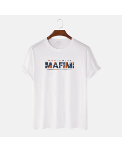 Mafimi Muška majica Worldwide. bela - P-1146L