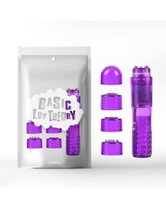 Multifunkcionalni Plasticni Vibrator THE ULTIMATE MINI MASSAGER Purple - CN-141115401