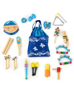 ECO TOYS Set muzičkih instrumenata za decu u torbi, 16 delova - MK0700401