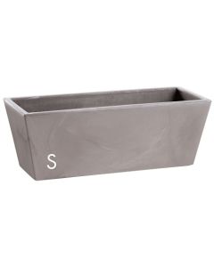 NICOLI Mysia žardinjera 50x20x18cm,siva - R4550S