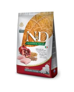 N&D Ancestral Grain Chicken & Pomegranate Puppy Medium/Maxi 12kg - PS6018