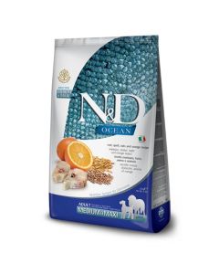N&D Ocean Codfish Spelt,Oats&Orange Medium/Maxi 2,5kg - PS6034