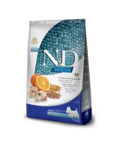 N&D Ocean Codfish Spelt,Oats&Orange Mini Adult 2,5kg - PS6032