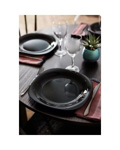 LUMINARC Tanjir plitki 26 cm Carine crni - L9817