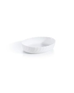 LUMINARC Oval 22cm Trianon, bela - P4017