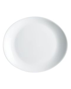 LUMINARC Steak tanjir 30x26cm Friends time, bela - V7027