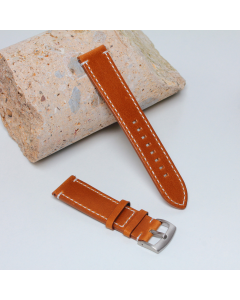 Narukvica elegant kozna za smart watch 22mm braon - 91078