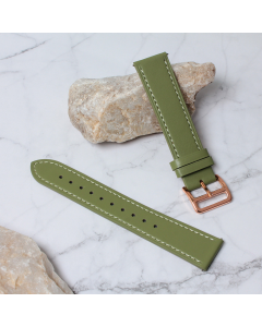 Narukvica kozna klasik za smart watch Samsung 4, 5 20mm zelena - 205155