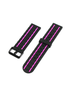 Narukvica Linea za smart watch 22mm lubicasto crna - 98348