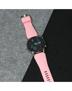 Narukvica relief za smart watch 22mm roze - 84372-1