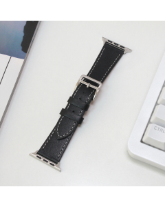 Narukvica rift kozna za Apple watch 42mm crno braon - 210004