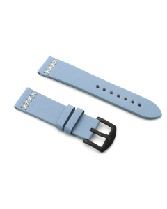 Narukvica thread kozna za smart watch 22mm svetlo plava - 91081