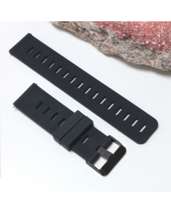 Narukvica trendy za smart watch 22mm crna kopca crna