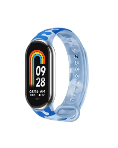 Narukvica za smart watch Xiaomi Mi Band M8/M9 maskirna plava - 217482