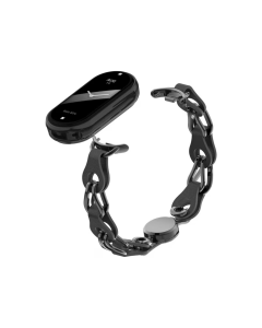 Narukvica za smart watch Xiaomi Mi Band M8/M9 metalna crna - 217324
