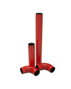 ALFA PLAM Set dimnih cevi Fi 160 ECV, crvena
