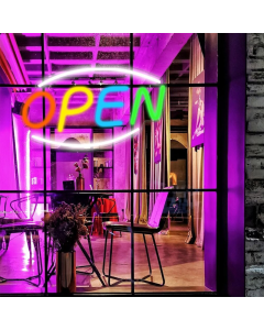 NEON svetleci reklamni znak Open - 611072