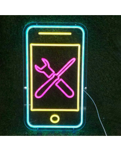 NEON svetleci reklamni znak Servis