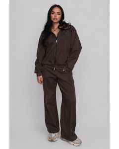 NESH Daylux - Komplet Women - Full Zip - Oversized - PC Braon