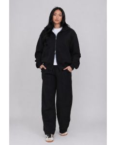 NESH Daylux - Komplet Women - Full Zip - Oversized - PC Crna