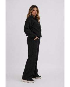 NESH Daylux - Komplet Women - Half Zip - Oversized - PC Crna