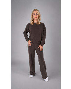 NESH Movelux - Komplet Women - Model O-Izrez - Oversized - PC Braon