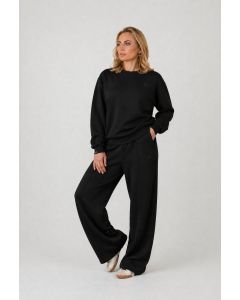 NESH Movelux - Komplet Women - Model O-Izrez - Oversized - PC Crna