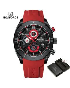 Naviforce Muški ručni sat Kvarcni mehanizam crveni NF8038 - NF8038 CRVENI