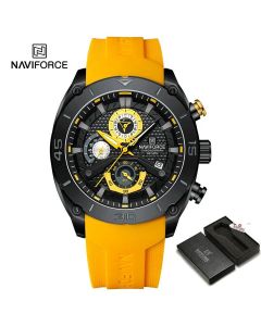 Naviforce Muški ručni sat Kvarcni mehanizam žuti NF8038 - NF8038 žuti