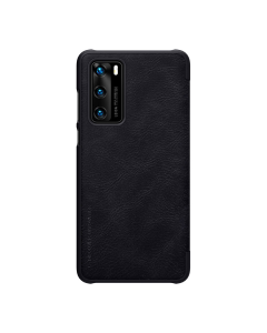 Maska za Huawei P40 na preklop Nillkin Qin crna - 041060
