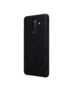 Maska za Samsung J8/ J810F (2018) (EU verzija) crna na preklop Nillkin Qin - 029674