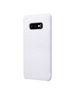 Maska za Samsung S10e/ G970 bela na preklop Nillkin Qin - 032124
