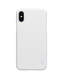 Maska za iPhone X/ iPhone XS bela Nillkin Super Frosted Shield - 019618