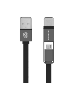 Nillkin USB kabel Plus II 2u1 (Lightning/ Micro) 1,2m crni. - 014252