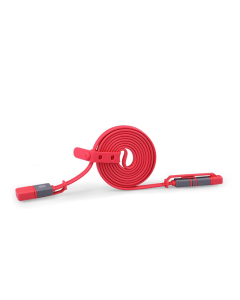 Nillkin USB kabel Plus II 2u1 (Lightning/ Micro) 1,2m pink. - 009216