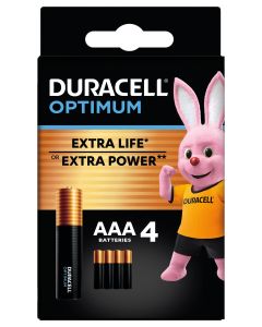 DURACELL Baterija AAA Optimum, 4 kom - NL508308