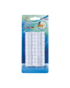 Nosac kablova JWD, samolepljivi 20 kom beli - 220446
