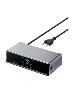 ANKER Prime Docking Stanica 140W, 14u1, Display Link, siva