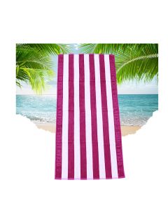 DEKOR DOM Plažni peškir BEACH MASTER - 70x150 - Ocean Fushia