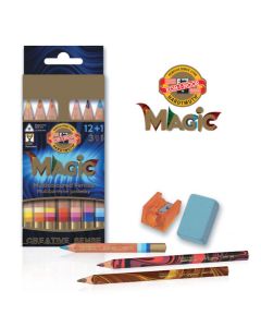 KOOH-I-NOOR Drvene bojice Magic, set 12+1 3404 - NS15877