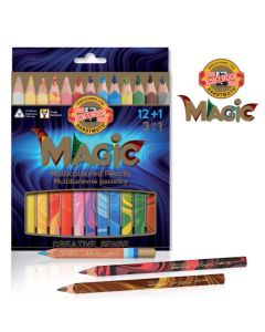 KOOH-I-NOOR Drvene bojice Magic, set 12+1 3408 - NS15878