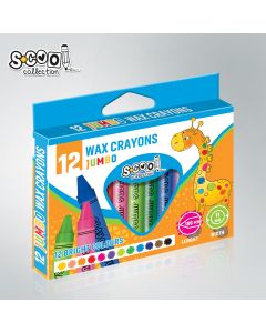 S-COOL Voštane boje Jumbo, set 1/12 SC017 - NS17195