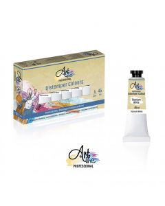 ARTLINE Tempera titanijum bela 6kom 45ML - ART014