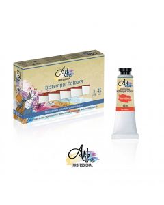 ARTLINE Tempera vermilion crvena 6kom 45ML - ART039