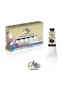 ARTLINE Tempera crna 6kom 45ML - ART022