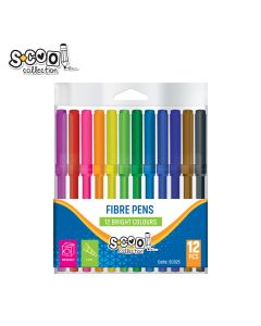 S-COOL Flomasteri set 1/12, blister sc025 - NS20358