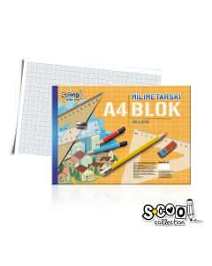 S-COOL Milimetarski blok A4 sc141 - NS21683