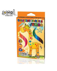 S-COOL Drvene bojice Jumbo, set 1/12 sc181 - NS22691