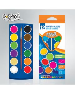S-COOL Vodene boje Premium, set 1/12 sc228 - NS22699