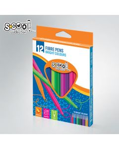 S-COOL Flomasteri Triangular, set 1/12 sc306 - NS24111